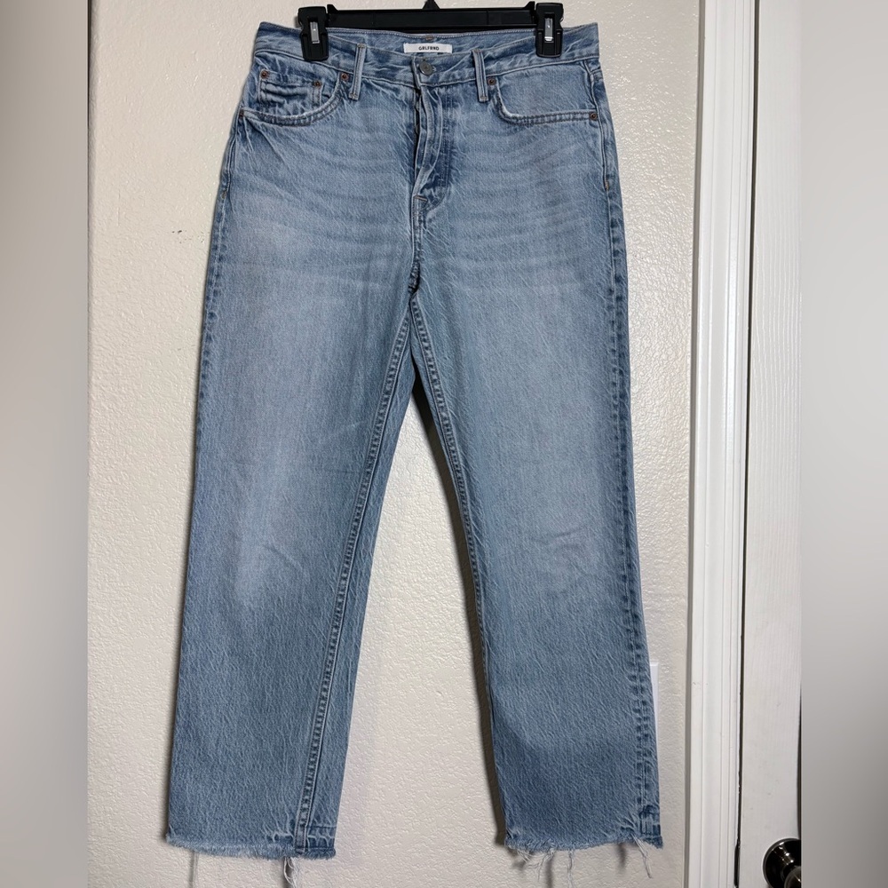 GRLFRND Sky Blue Ankle Jeans